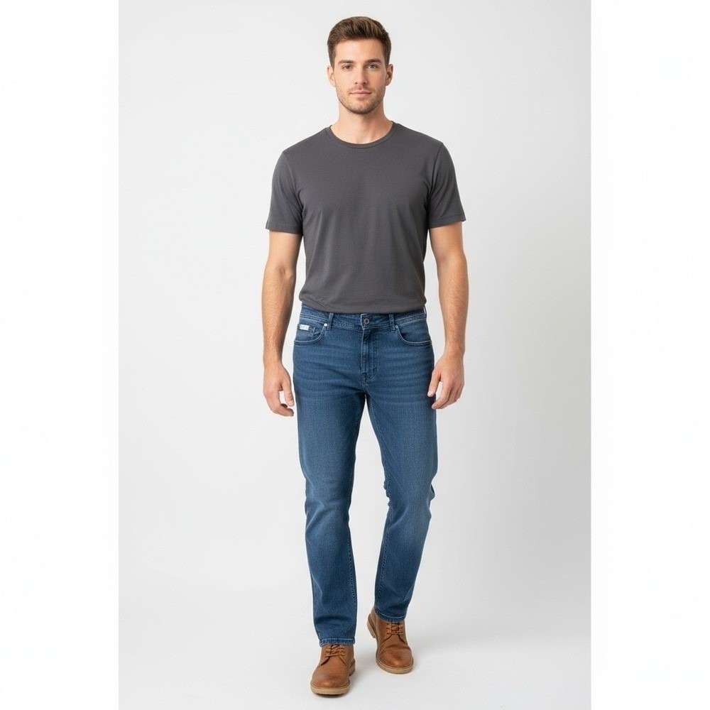 Kuhl Kanvus Jeans Mens 38x32 Indigo Blue Excellent Straight Leg Outdoor Hiking